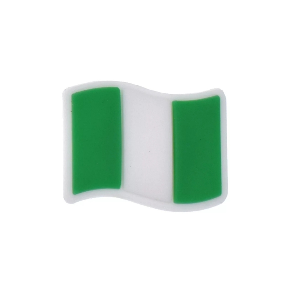 Nigerian Flag Croc Charm | Team Nigeria Jibbitz | Croc Access | Bracelet Charm